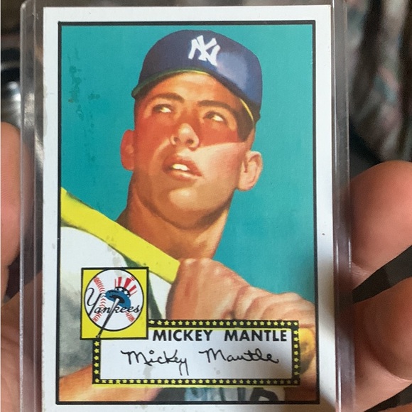 Topps rookie, 1952 Mickey Mantle - Picture 1 of 2
